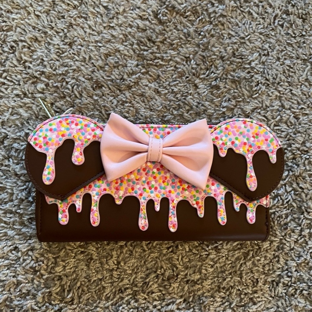 Loungefly Disney Minnie Mouse Chocolate Lollipop Wallet